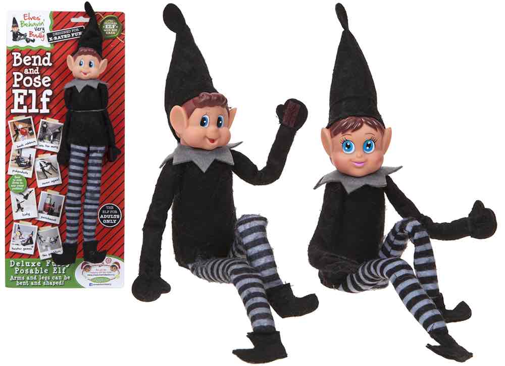 Elves Behavin' Badly - Bend and Pose Elf Figurines