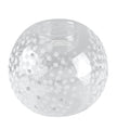 Gisela Graham Glass Nite Lite Ball 10cm Clear Iridescent Starburst Candle Holder