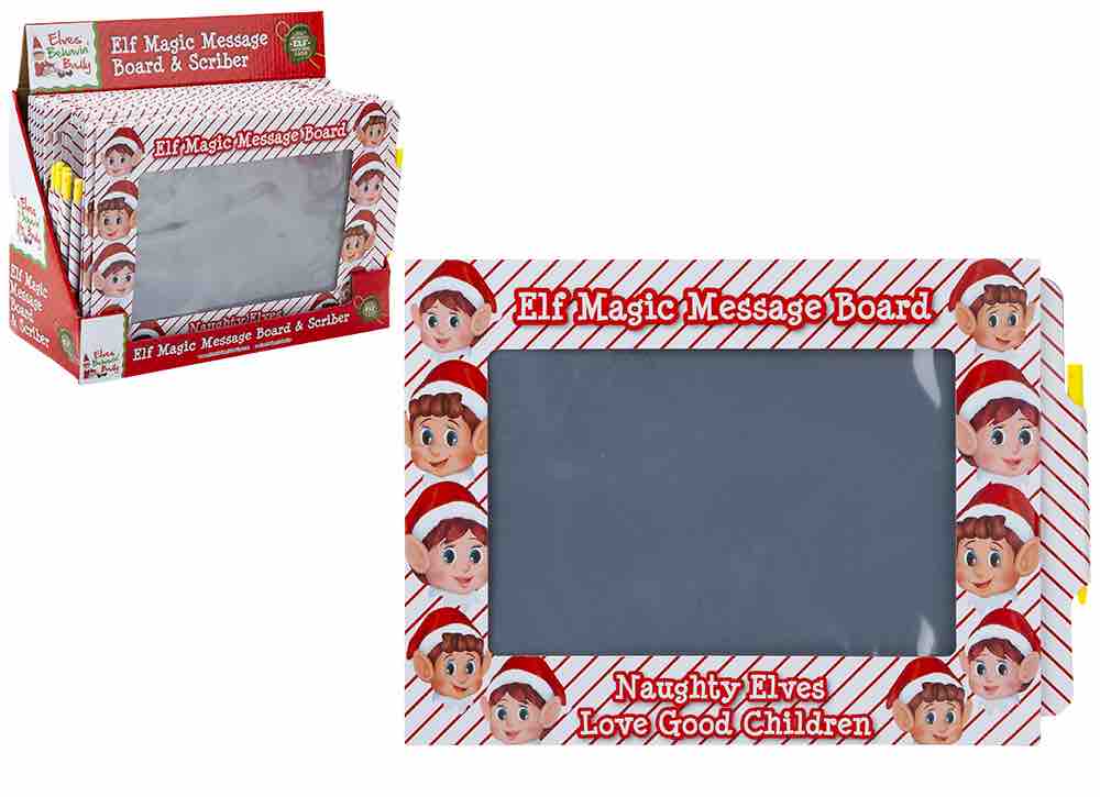 Elves Behavin' Badly - Elves Magic Slate Message Board