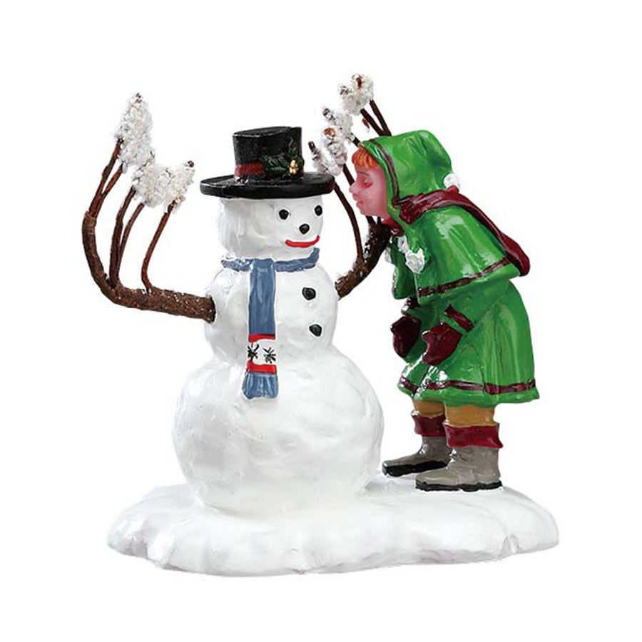 Lemax Snow Sweetheart- Little Girl and Snowman
