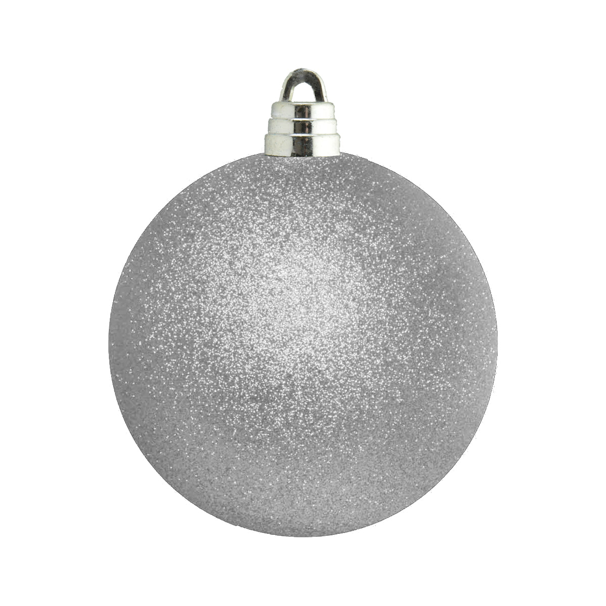 Giant Silver Glitter Bauble - 15cm