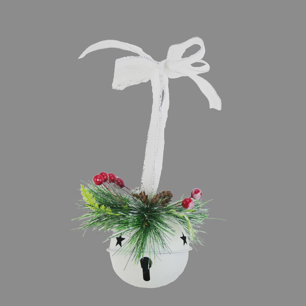 Traditional White Bell Hanger - 8cm