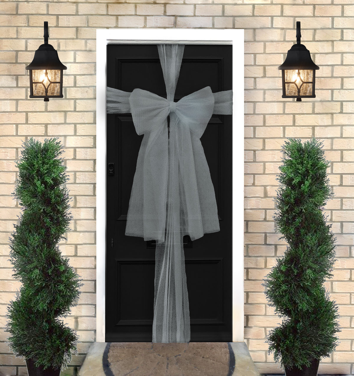 Organza Christmas Door Bow Kit