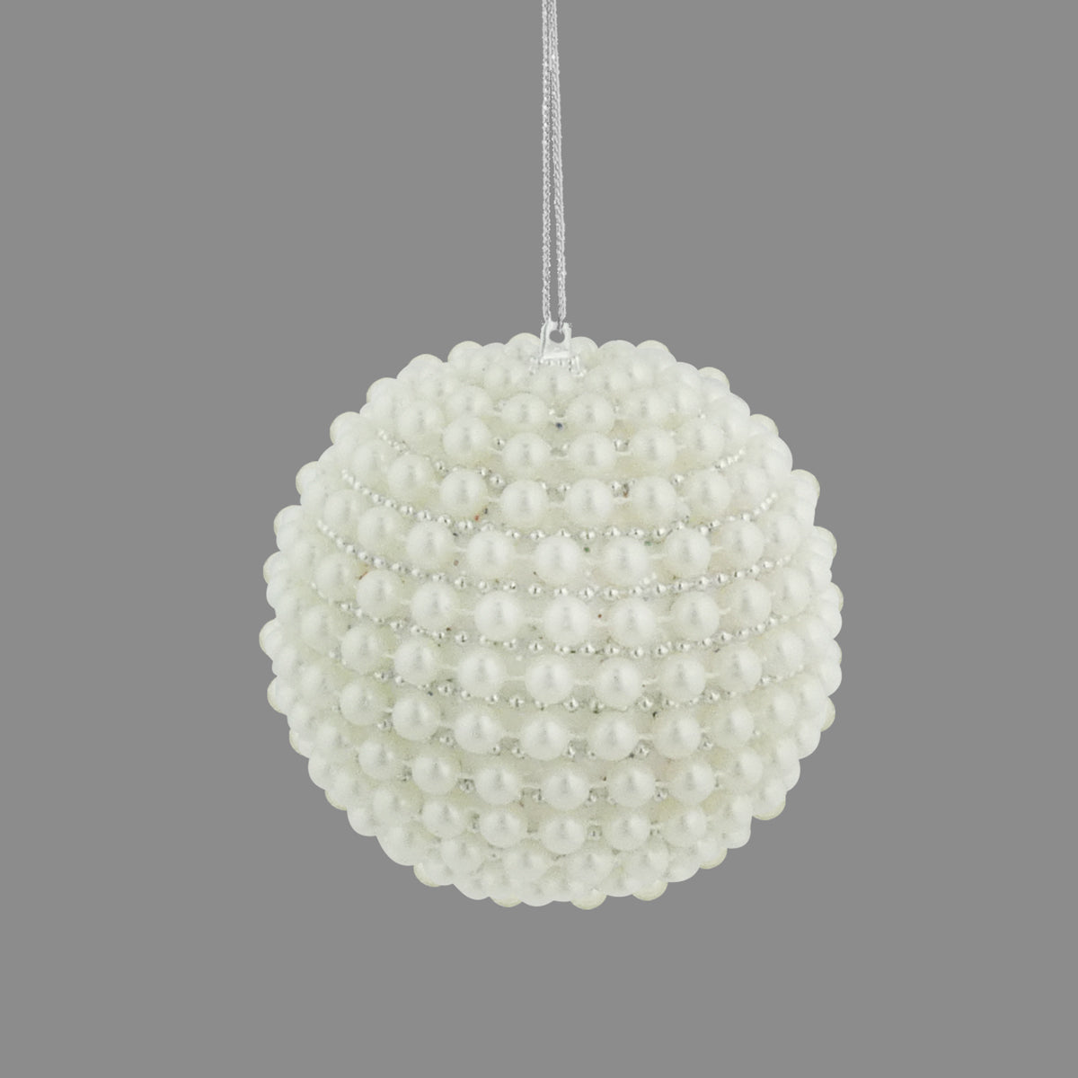 Large Pearl Encrusted Bauble - 10cm