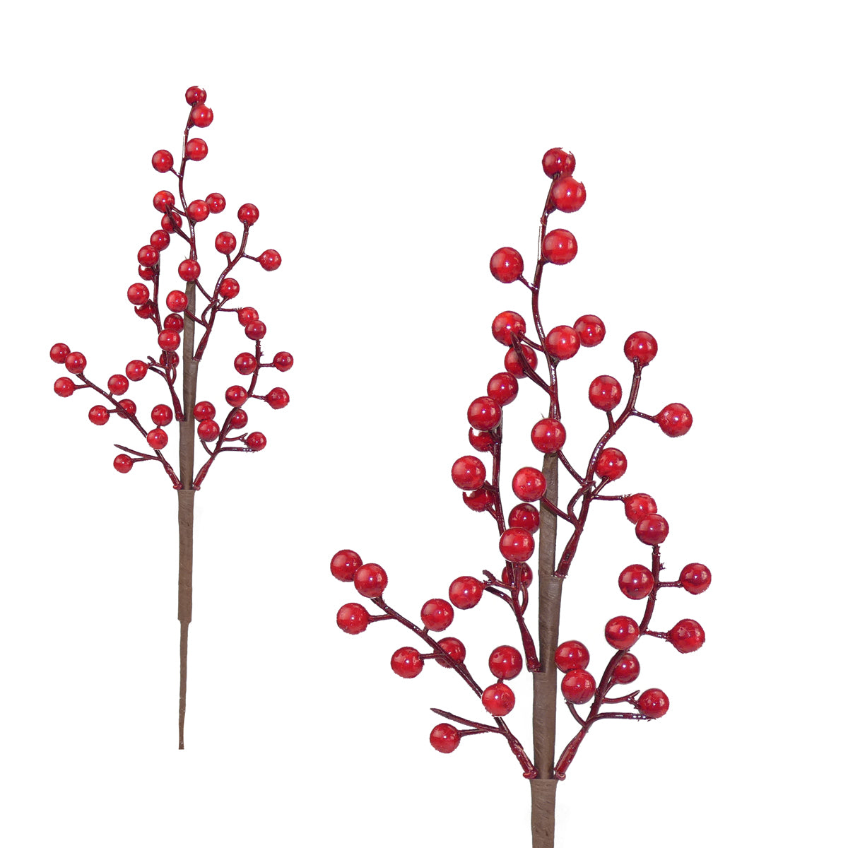 Red Berry Decorative Pick - 36cm