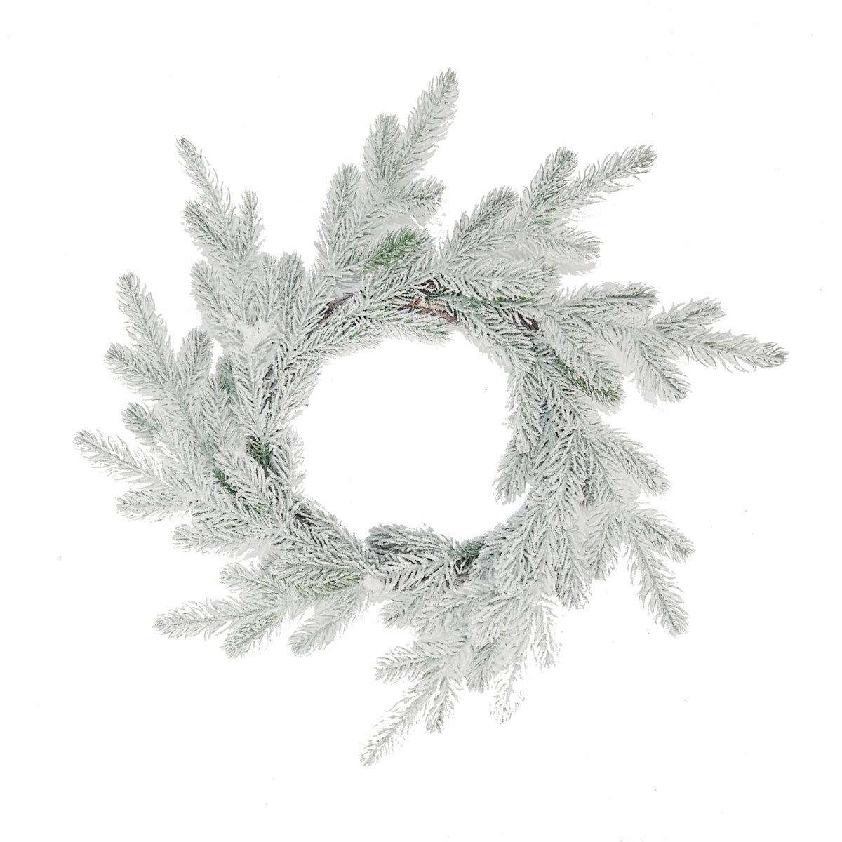Snowy Fir Christmas Wreath - 50cm