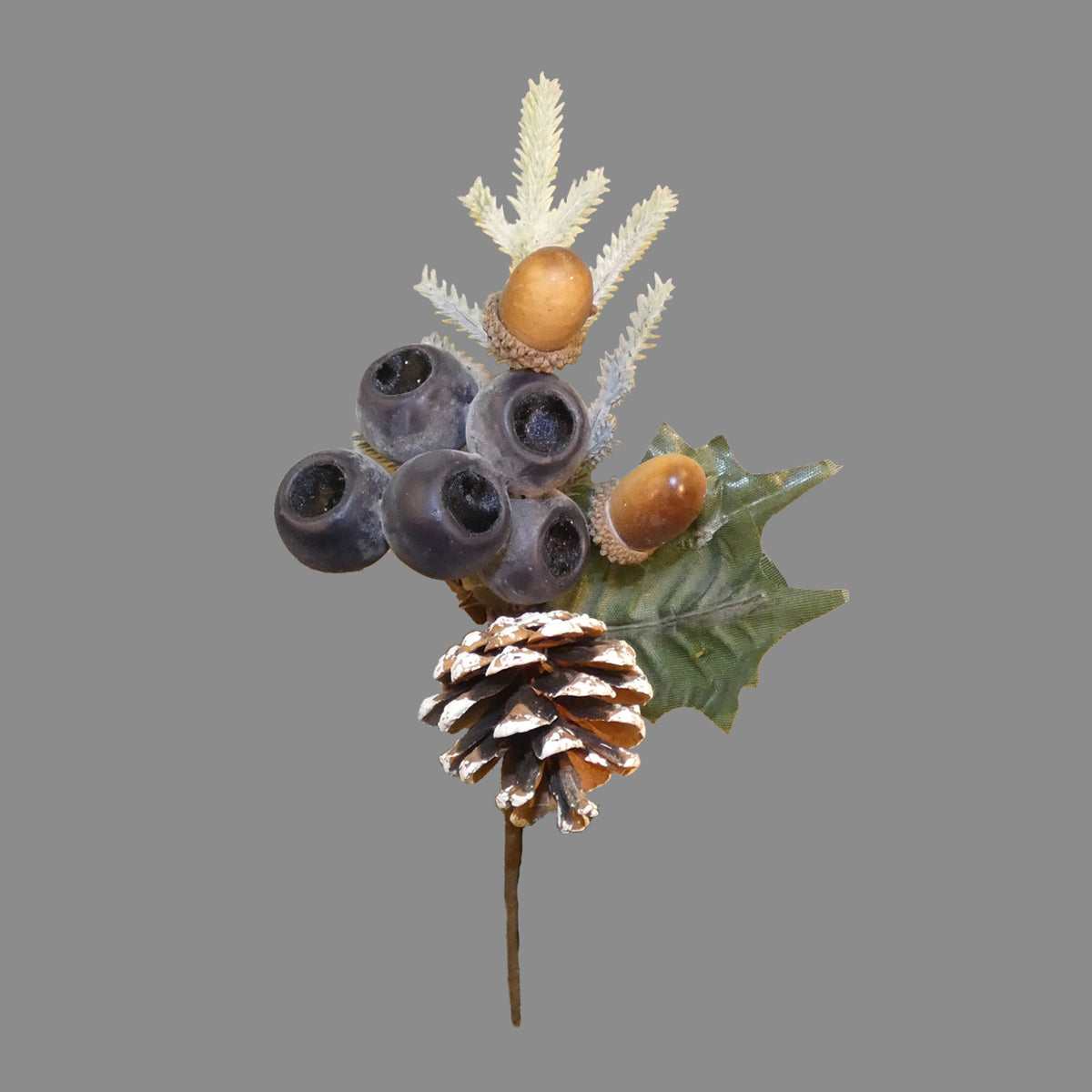 Blueberry Acorn Pick - 23cm