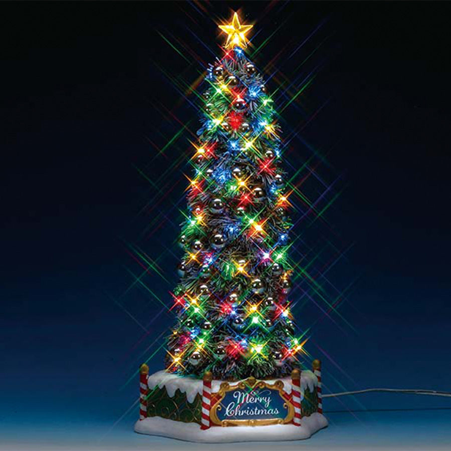 New Majestic Christmas Tree - Miniature Tree for Christmas Village