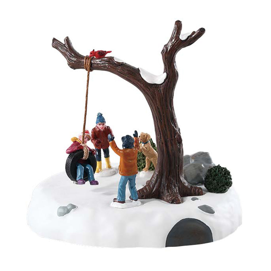 Lemax- Tire Swing Twirl - Animated Tire Swing