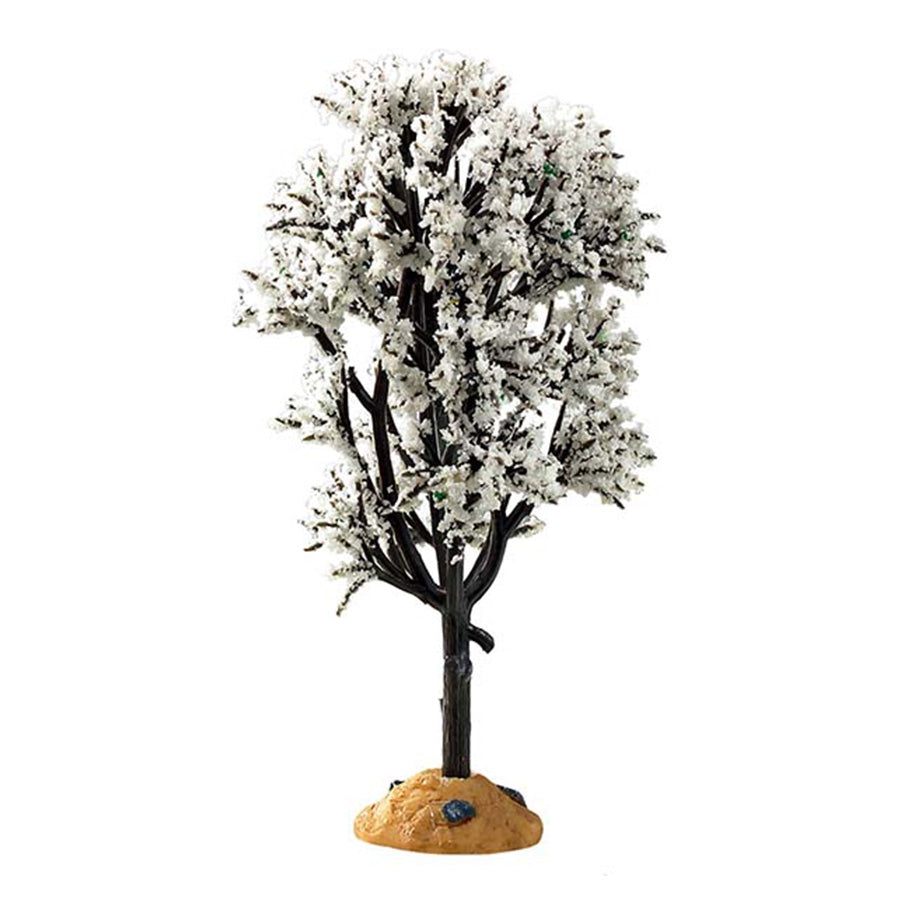 Lemax White Hawthorn Tree - Miniature Tree for Christmas Village