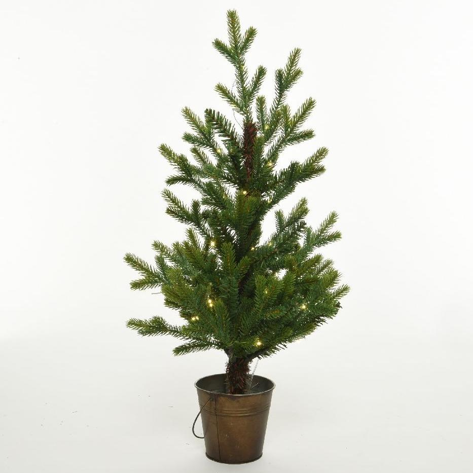 Queensland Mini Christmas Tree with Warm White Lights
