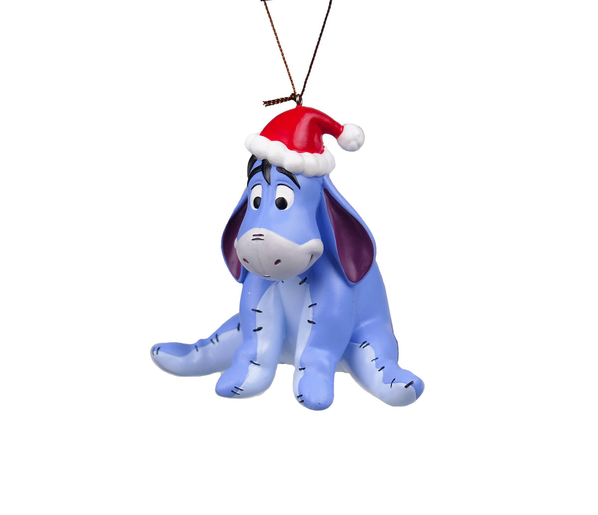Disney Eeyore in Santa Hat Christmas Bauble