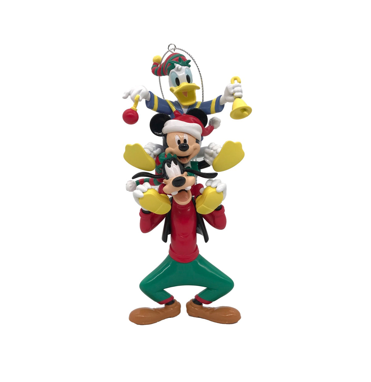 Disney Mickey, Donald & Goofy Stack Christmas Bauble