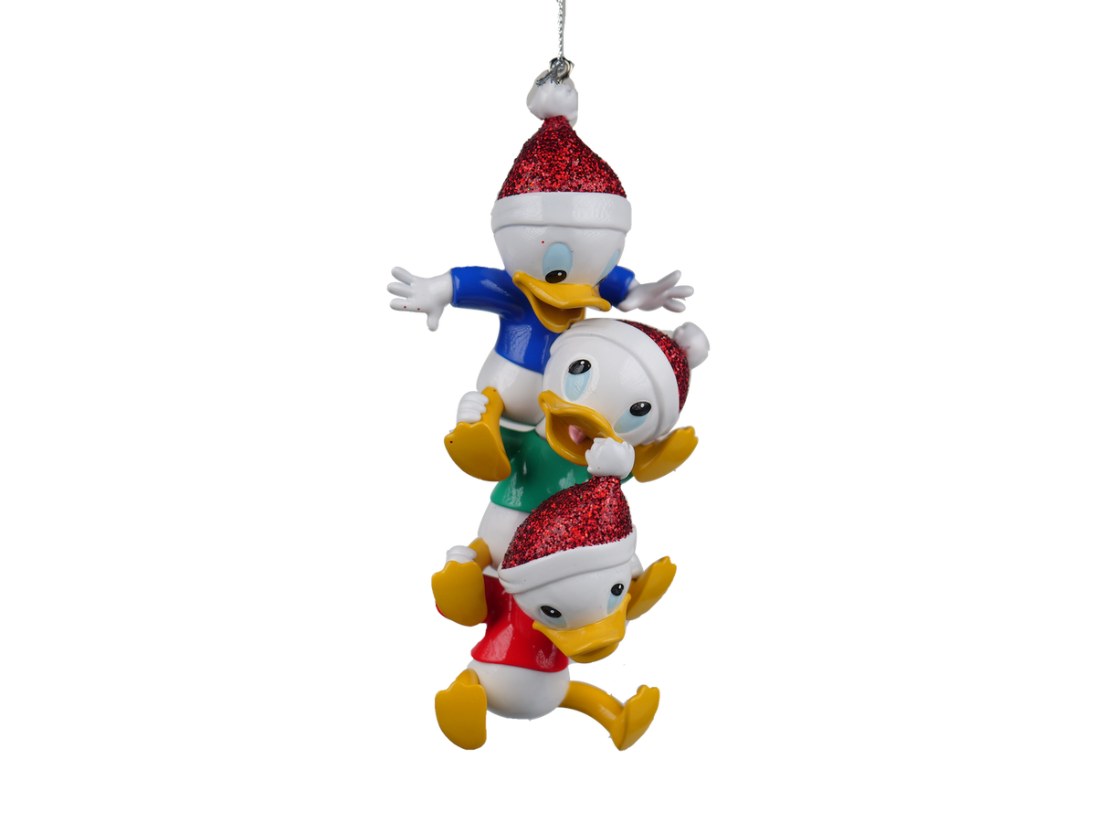 Disney Christmas Donald Duck's Nephews Huey, Dewey & Louie Bauble Decoration