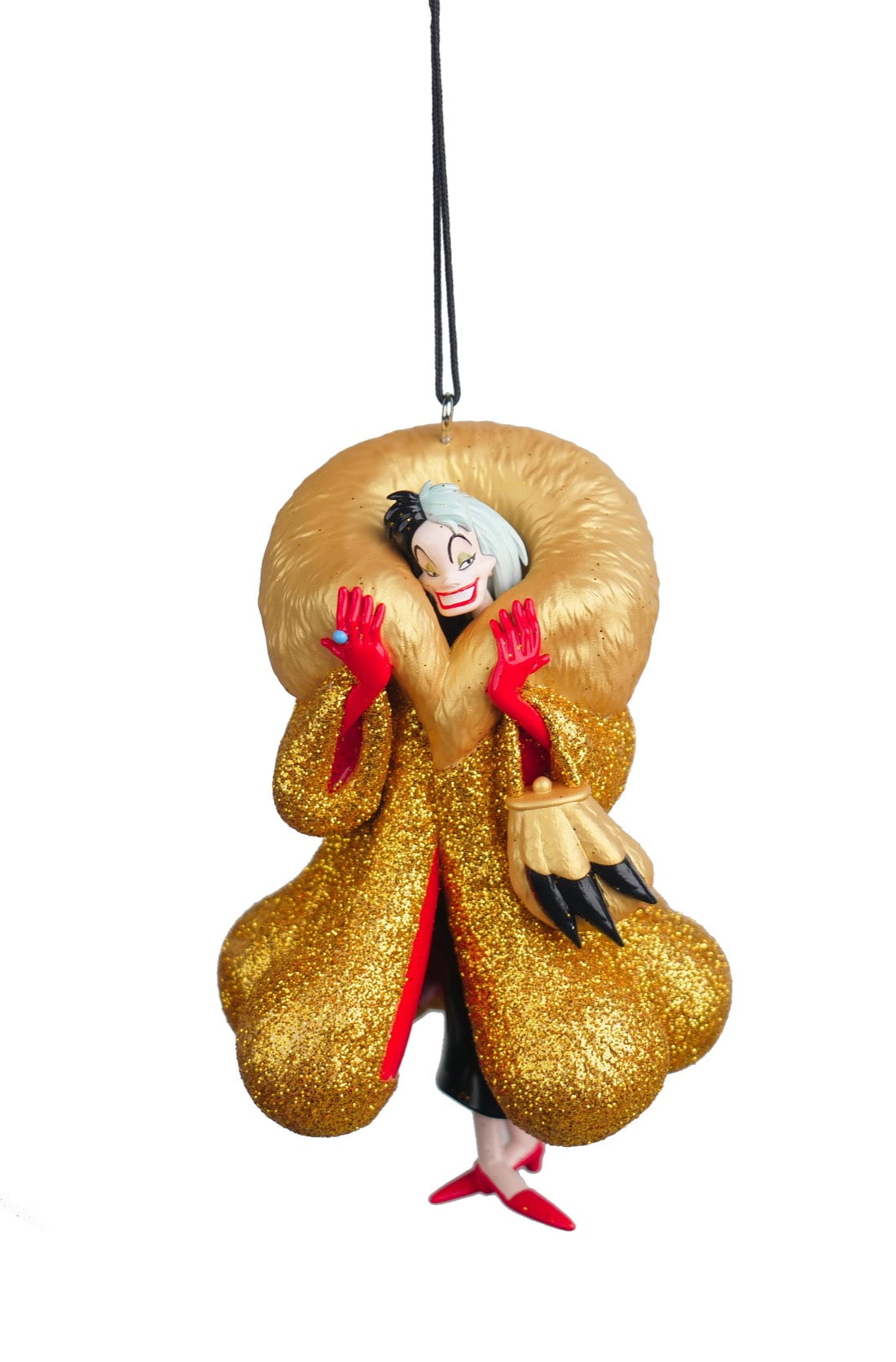 Disney Villain's Cruella De Vil 3D Resin Christmas Bauble