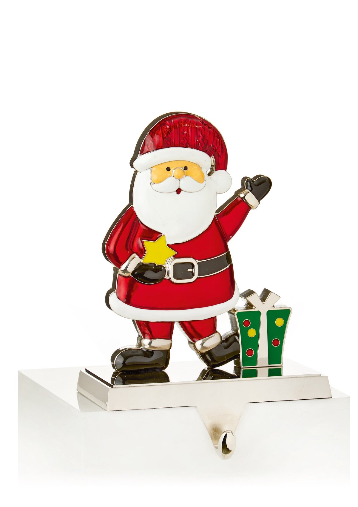 Christmas Themed Metal Stocking Hangers - 17cm