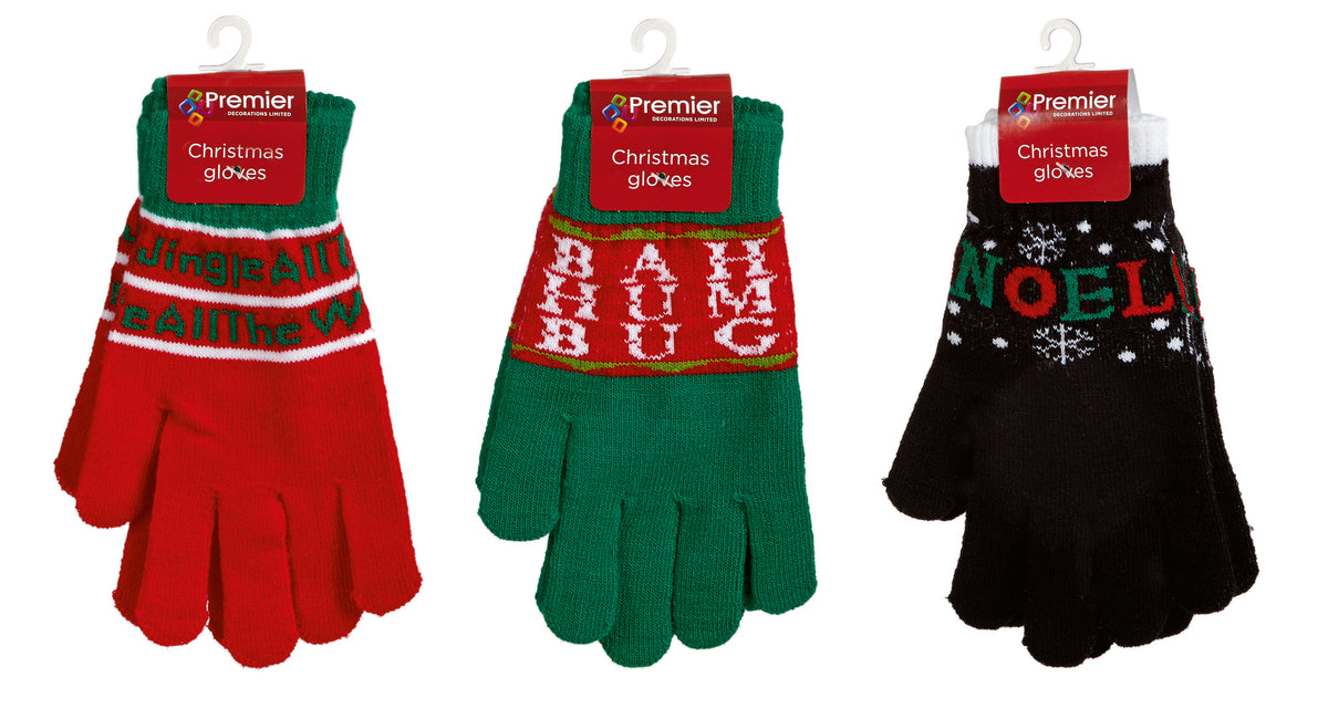 Pair of Novelty Christmas Gloves