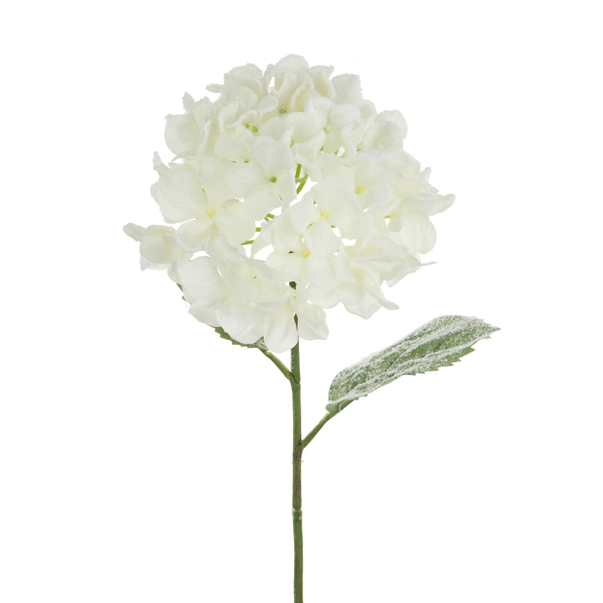 Snowstorm Artificial Hydrangea Flower & Stem