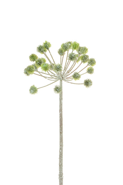 Frosty Pom Pom Spray 68cm