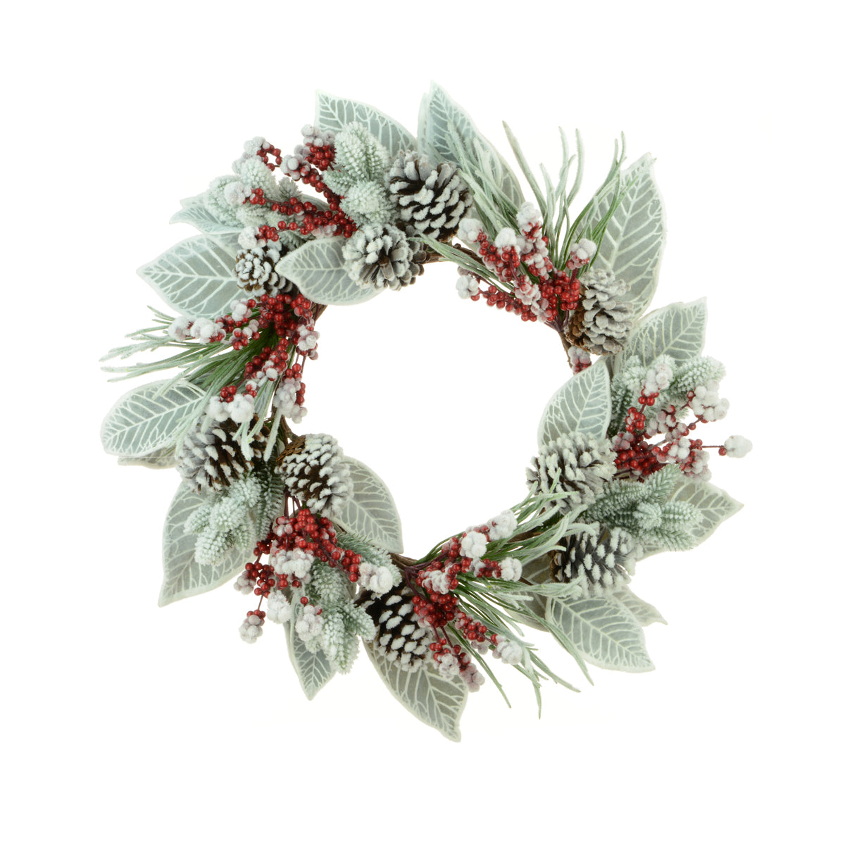 Frost Magnolia Wreath