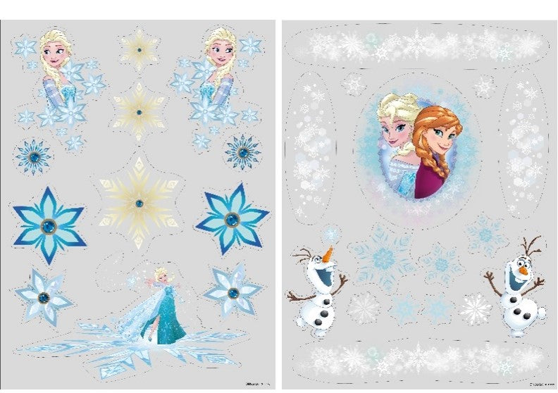 Disney Frozen Themed Static Christmas Window Sticker