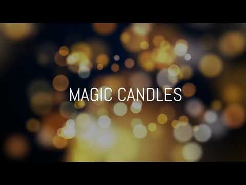 NOMA - Magical Floating Candles with Wand Remote Control - 15cm - Pack of 10