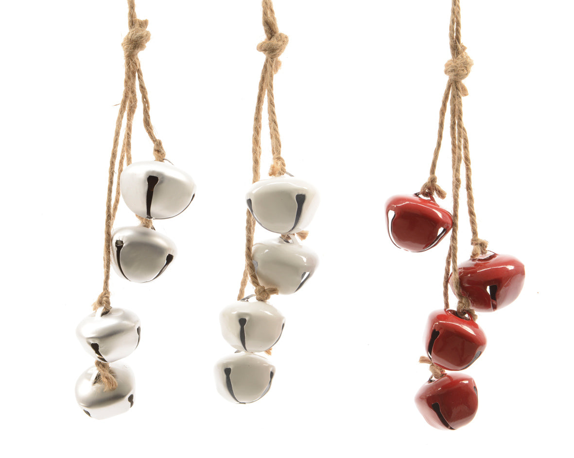 Iron Bell Bundle with Rope Hanger