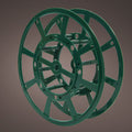 Green Storage Reel for Christmas Lights