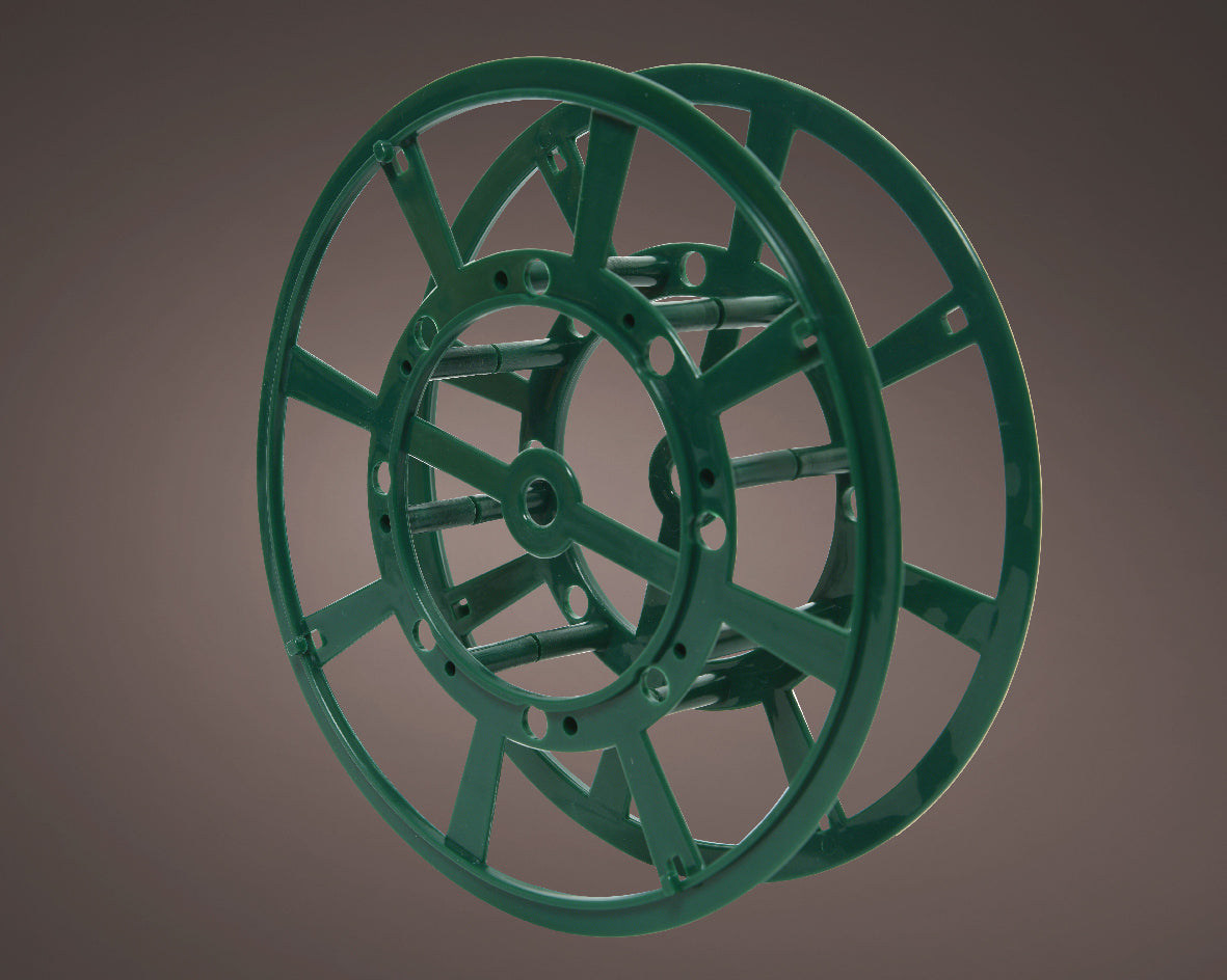 Green Storage Reel for Christmas Lights
