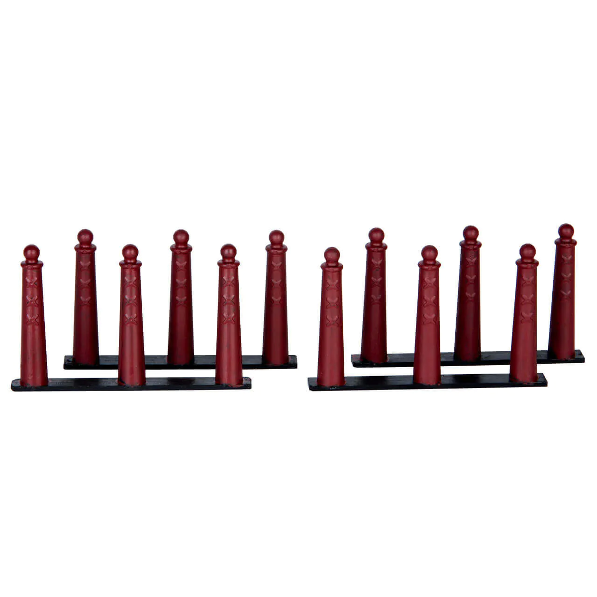 Lemax Amsterdammertje Fence Bollard Design - Set of 4