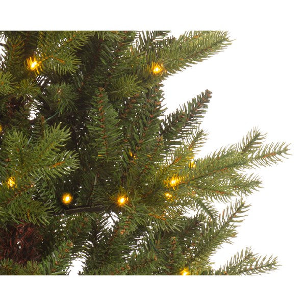 Allison Pine Artificial Pre-Lit Potted Christmas Tree