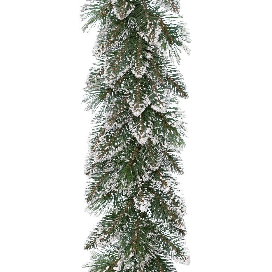 Frosted Finley Christmas Garland- 270cm