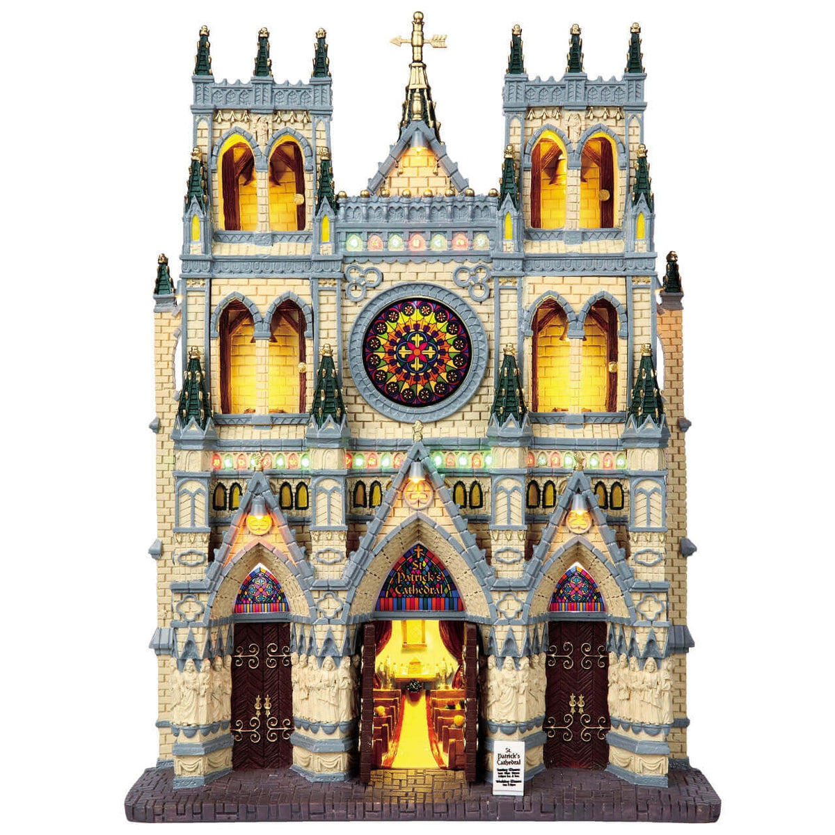 Lemax St. Patrick's Cathedral Christmas Village Church