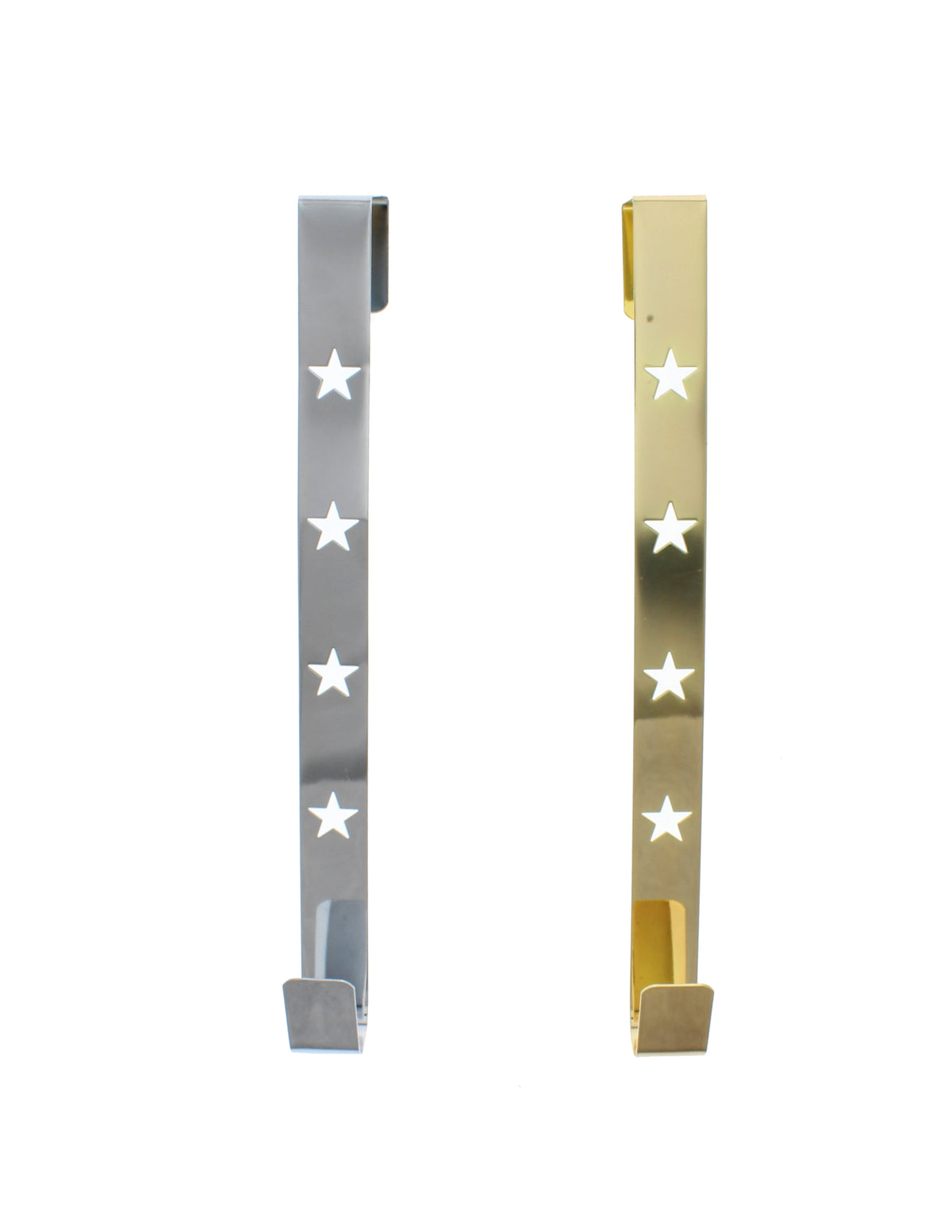 Star Design Metal Christmas Wreath Hanger - 30cm