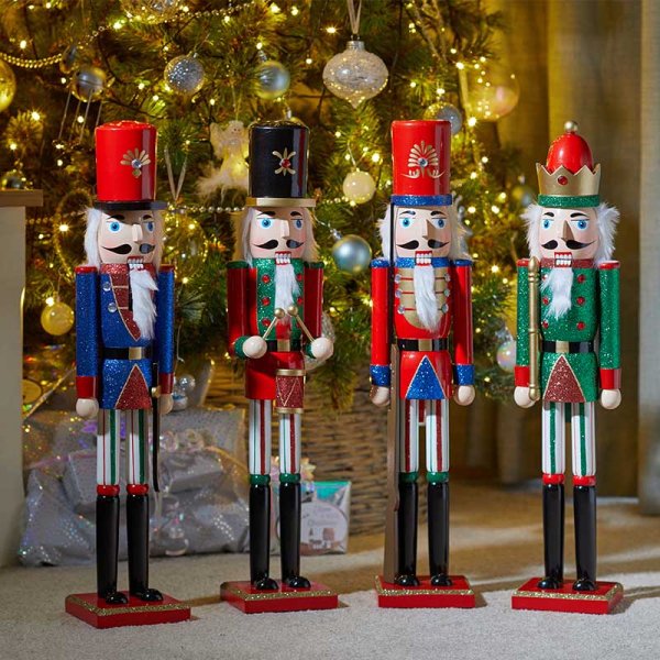 Wooden nutcracker christmas decoration online