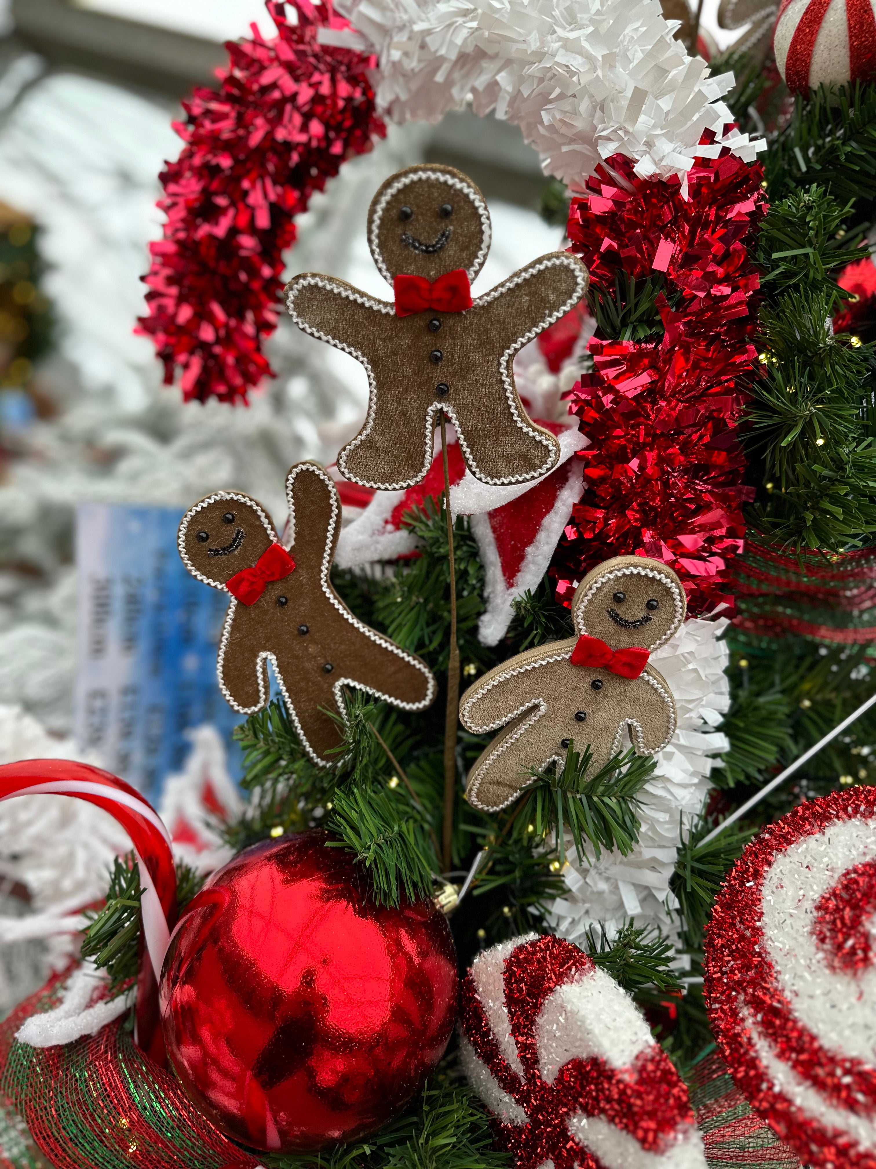 Large Gingerbread Man Spray - 70cm
