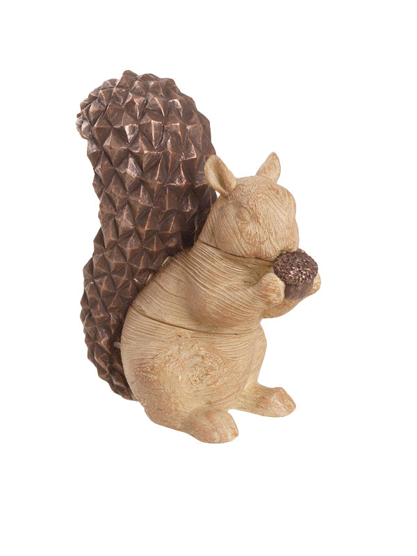 Polyresin Tabletop Woodland Squirrel - 18cm