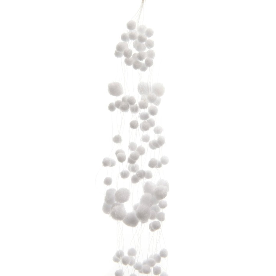 Winter Snowball Garland - 135cm