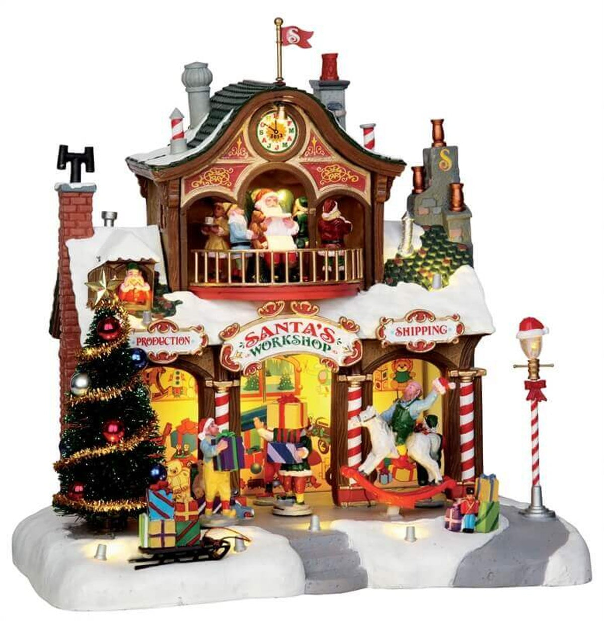 Lemax Santa's Workshop- with Lights, Sound & Motion