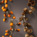 Battery Operated Indoor Micro LED Pine Cone or Acorn Garland - 110cm