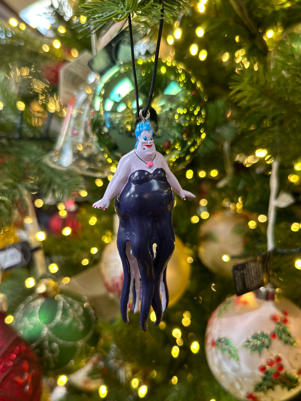 Disney Villain's 3D Resin Ursula Christmas Bauble Decoration
