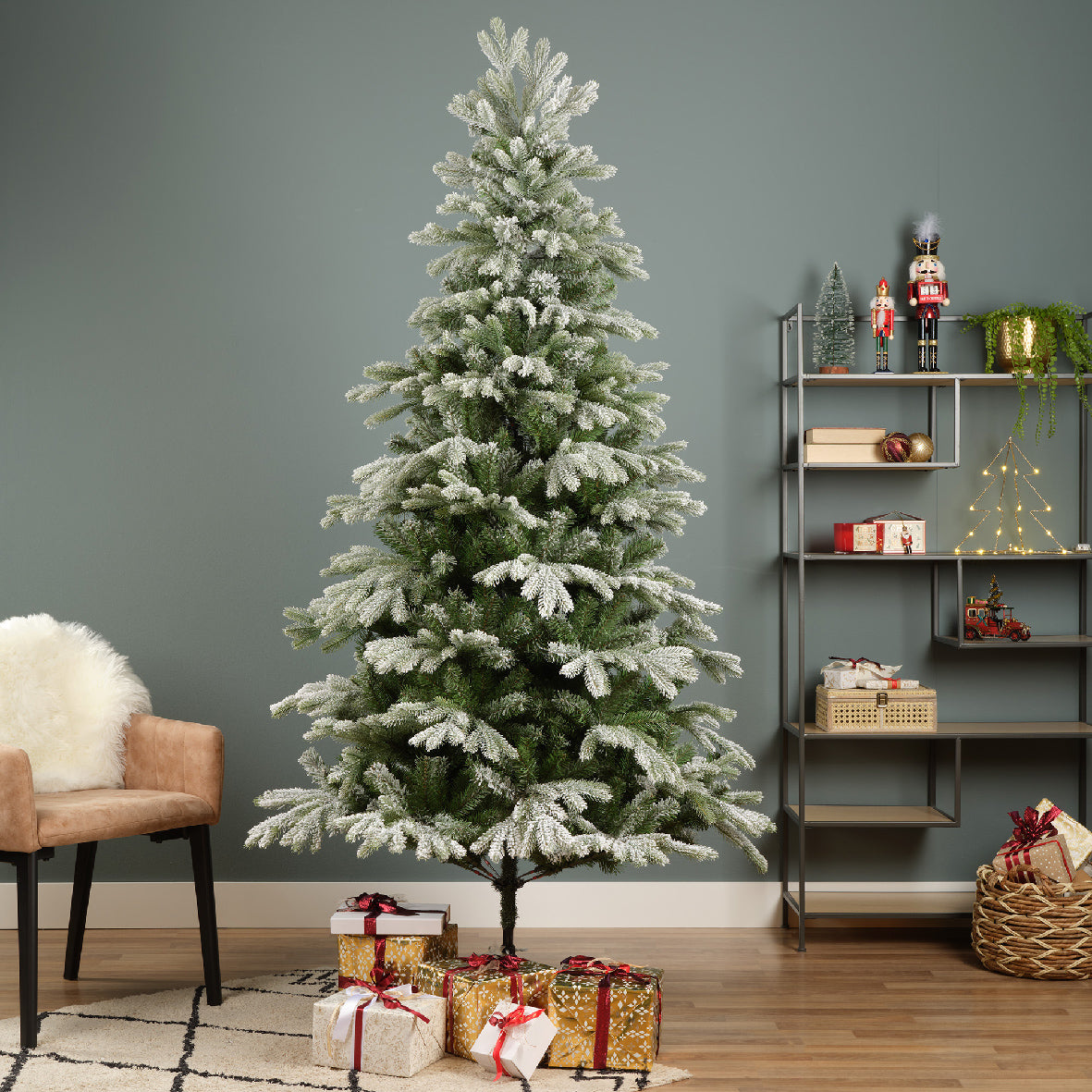 Everlands Sunndal Fir Frosted Artificial Christmas Tree