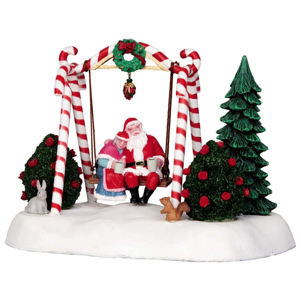 Lemax Santa on a Swing- with Motion