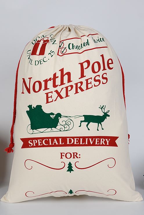 North Pole Express Santa Sack 70 x 50cm