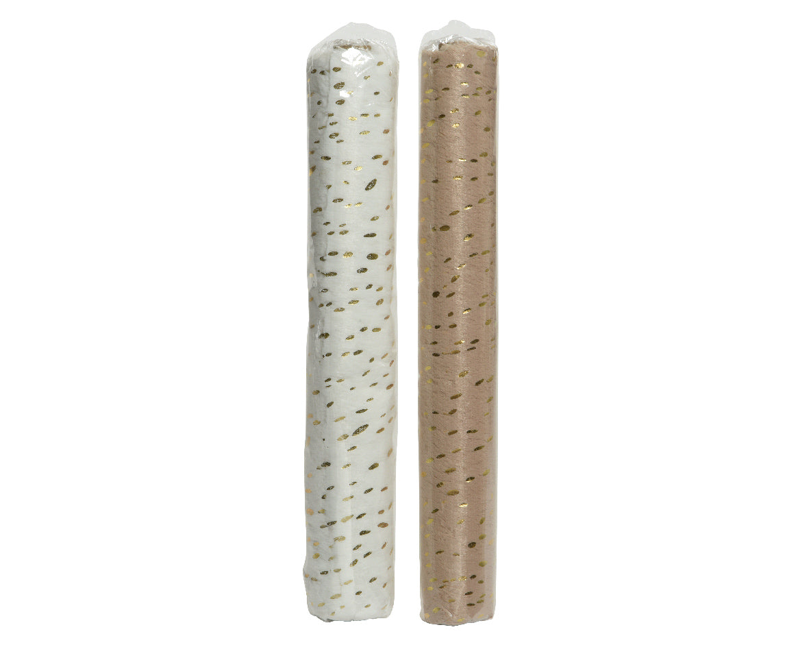Decorative Plush Rectangular Foil Fabric