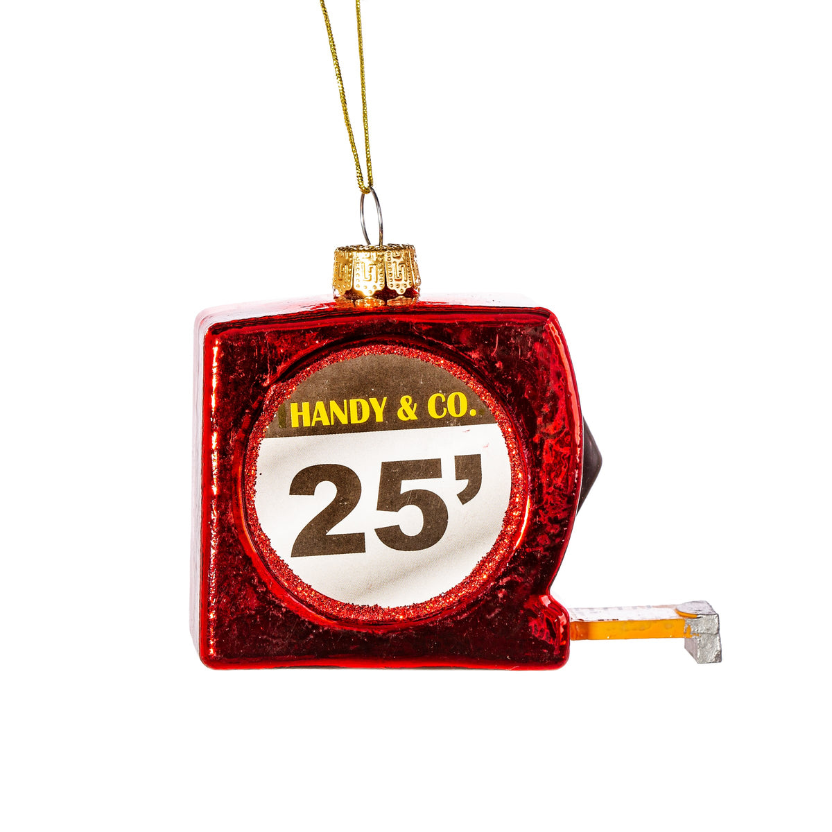 Tape Measure Shaped Bauble Christmas Tree Decoration / Bauble - 8.5cm