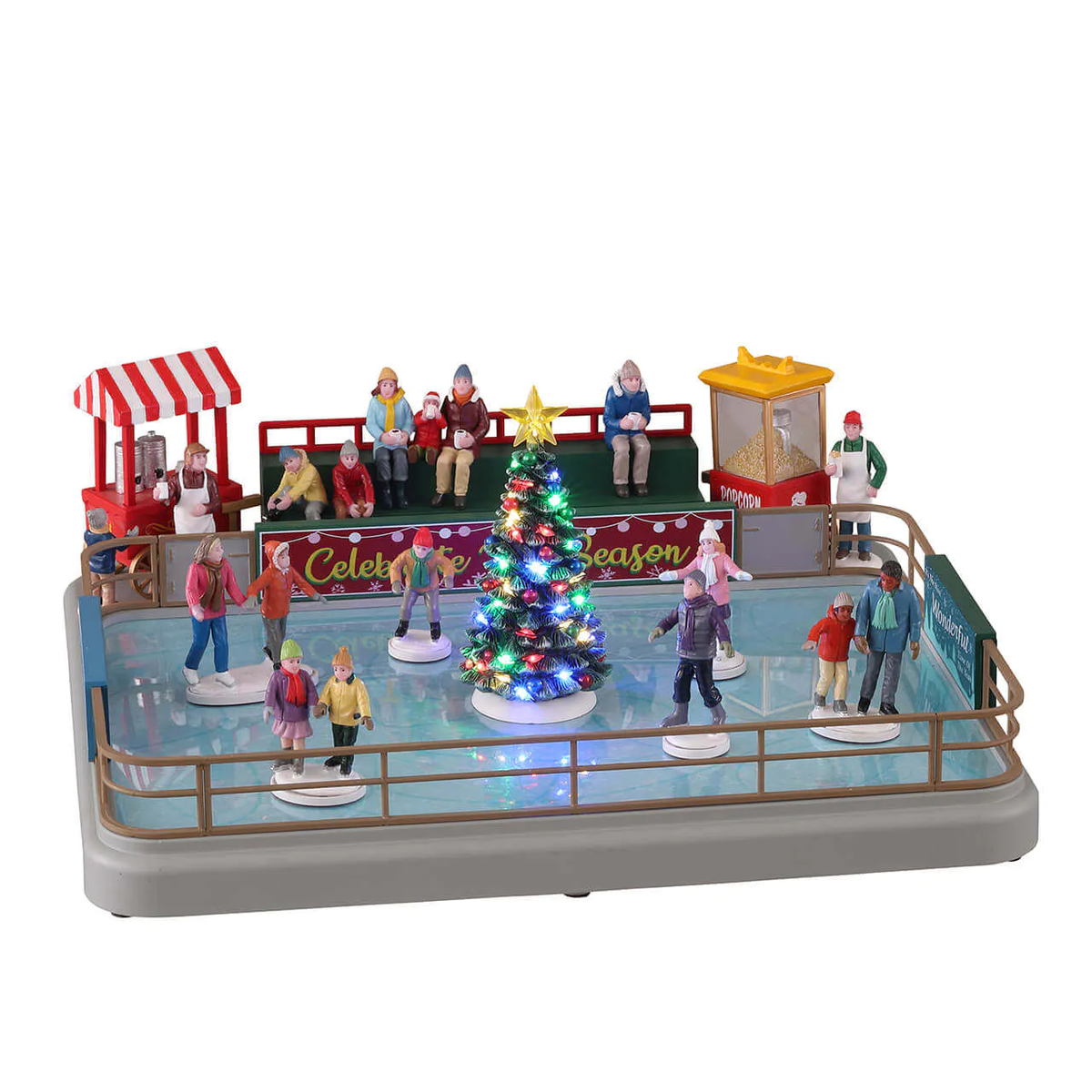 Lemax Outdoor Skating Rink- with Lights, Sound & Motion