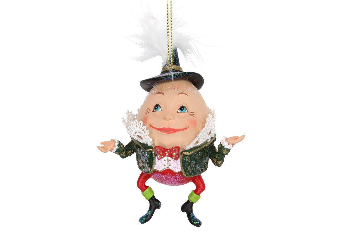 Gisela Graham - Resin Humpty Dumpty Christmas Tree Bauble