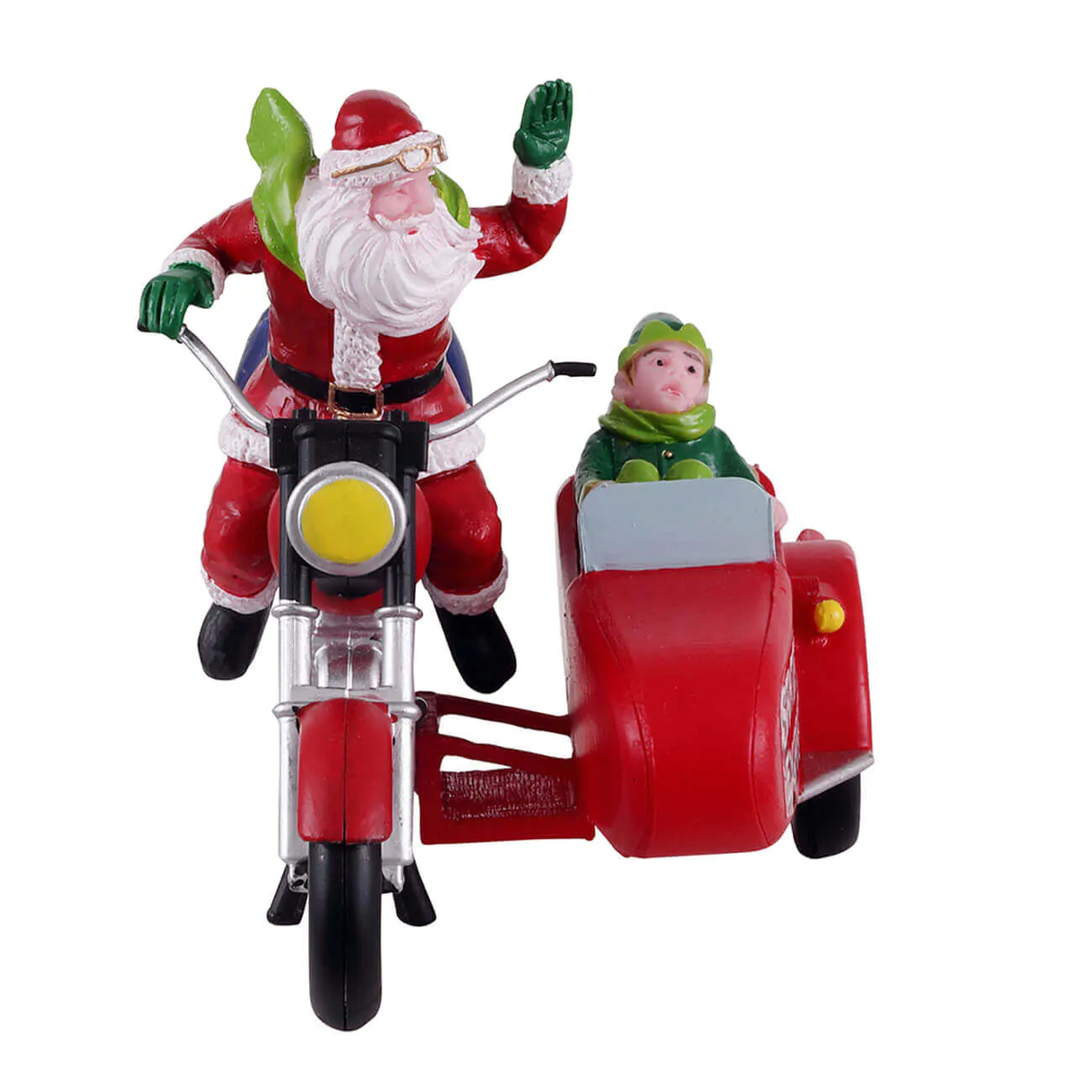 Lemax - Santa Express Motorbike with Sidecar Figurine