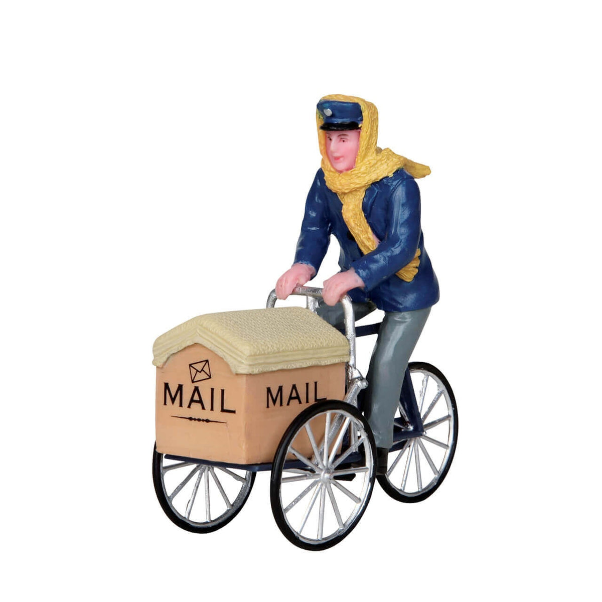 Lemax Mail Delivery Cycle- Christmas Figurines